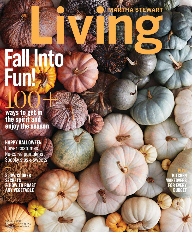 Martha Stewart Living October 2016 featuring Fletchers' Mill Nesting Boxes